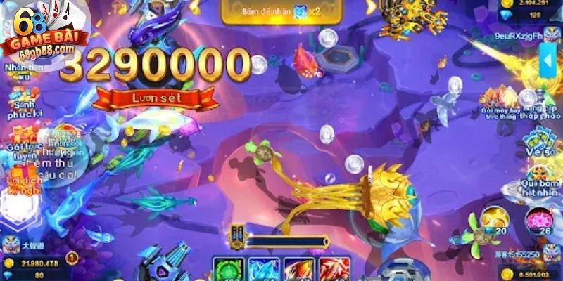 Bắn Cá Thần Tài - Trò Chơi Săn Thưởng Đỉnh Cao Tại 68GB 3 Phòng VIP trong game Bắn Cá Thần Tài
